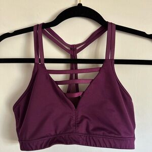 Victoria’s Secret Purple Strappy Active Workout Sports Bra Women's Small